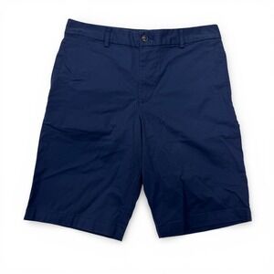 Polo Ralph Lauren Kids Navy Blue Cotton Blend Chino Shorts Size 18